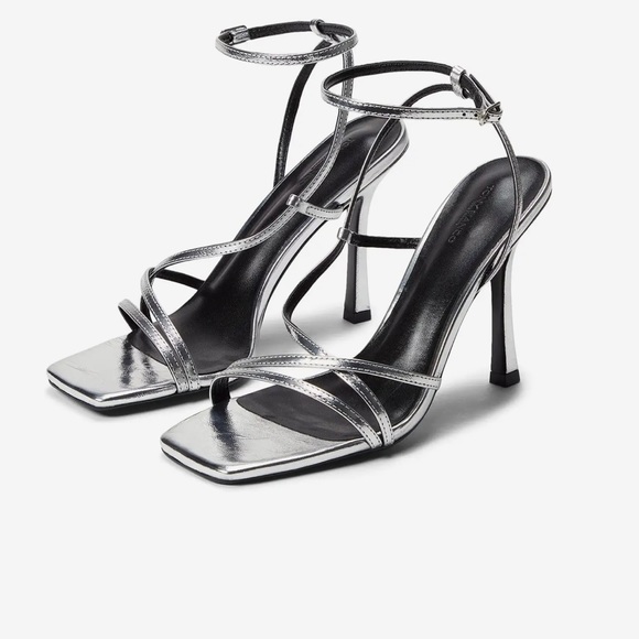 Tony Bianco Shoes - Tony Bianco Franci Sandal Silver Foil, Size: 7